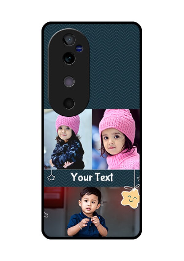 Vivo V40 5G Custom Glass Phone CaseHanging Stars Design