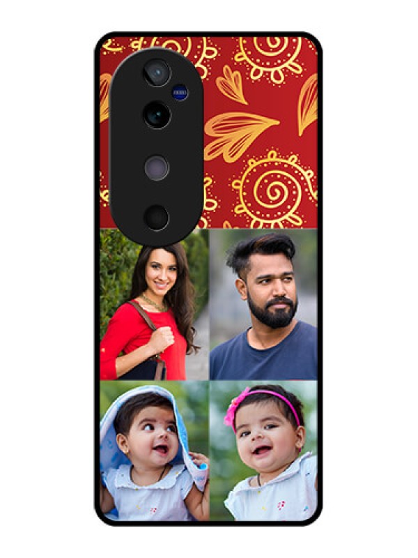 Custom Vivo V40 5G Custom Glass Phone Case4 Image Traditional Design