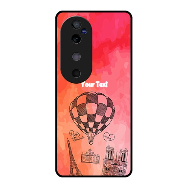 Vivo V40 5G Custom Glass Phone CaseParis Theme Design