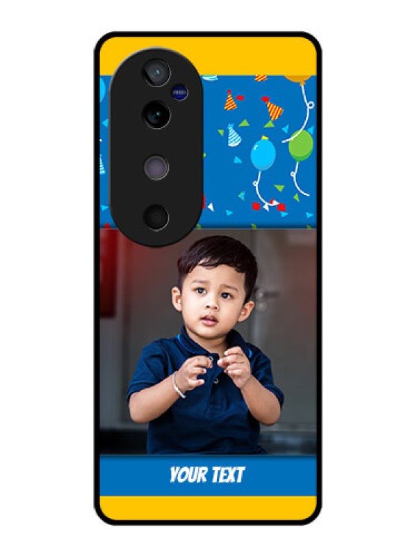 Custom Vivo V40 5G Custom Glass Phone CaseBirthday Wishes Design