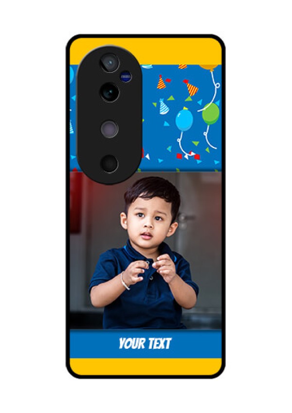 Vivo V40 5G Custom Glass Phone CaseBirthday Wishes Design