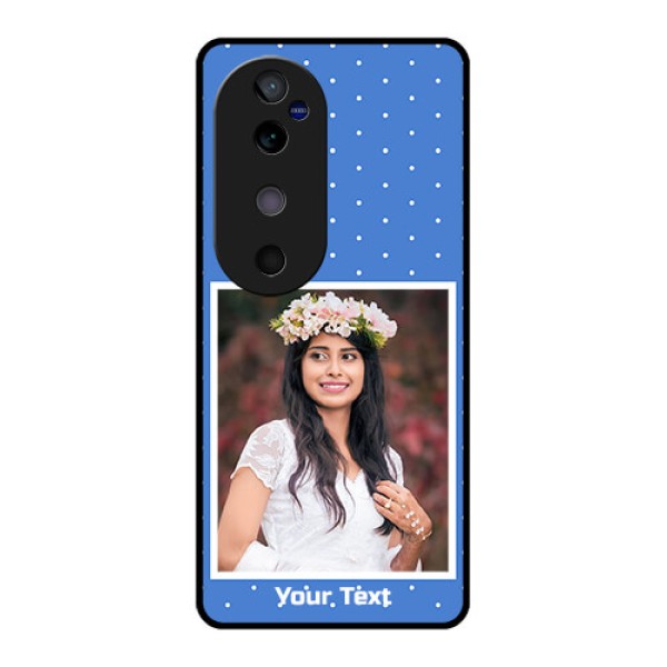 Vivo V40 5G Custom Glass Phone CasePolka Dots Design