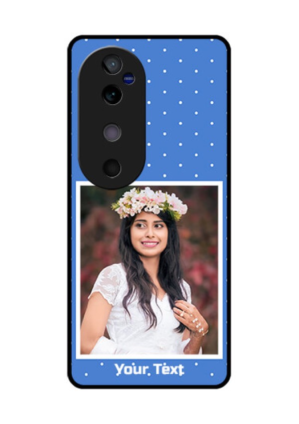Vivo V40 5G Custom Glass Phone CasePolka Dots Design