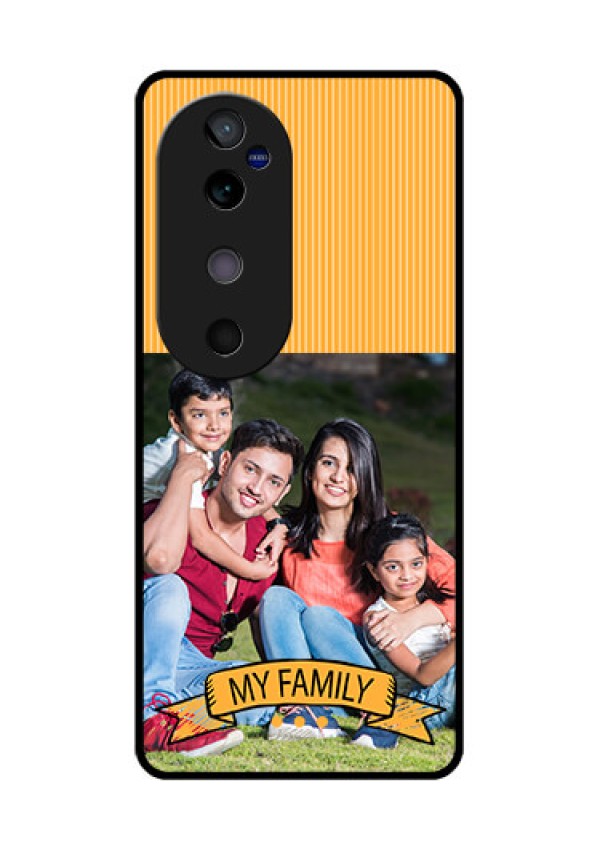Vivo V40 5G Custom Glass Phone CaseMy Family Design
