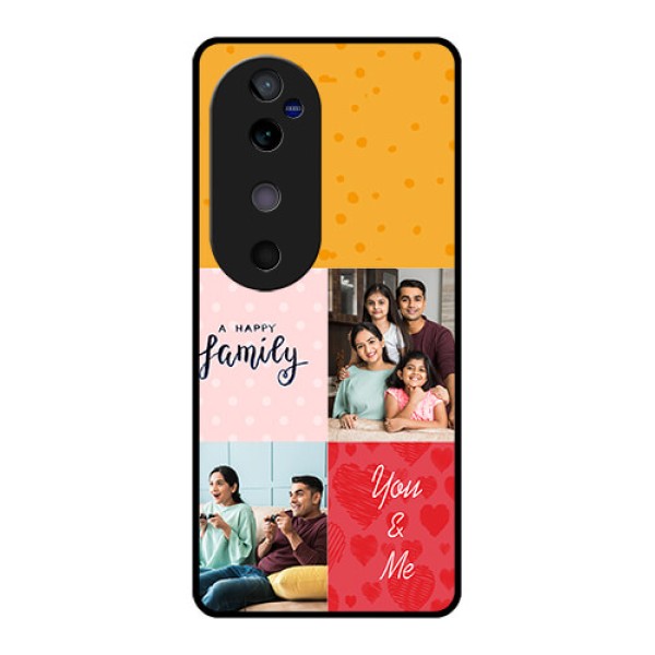 Vivo V40 5G Custom Glass Phone CaseImages With Quotes Design