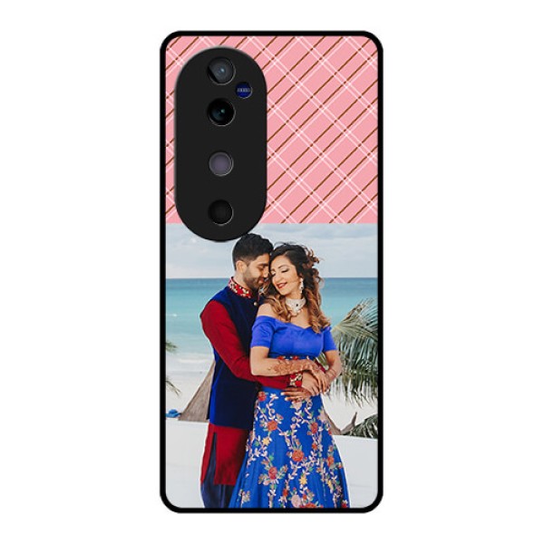Vivo V40 5G Custom Glass Phone CaseTogether Forever Design
