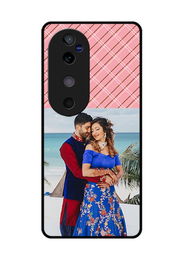 Vivo V40 5G Custom Glass Phone CaseTogether Forever Design