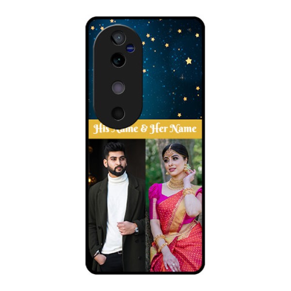 Vivo V40 5G Custom Glass Phone CaseGalaxy Stars Backdrop Design Vivo V40 5G Custom Glass Phone CaseGalaxy Stars Backdrop Design