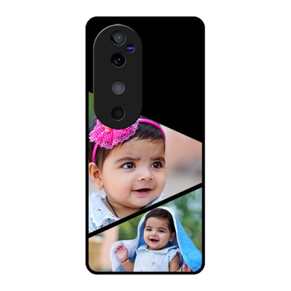 Vivo V40 5G Custom Glass Phone CaseSemi Cut Design