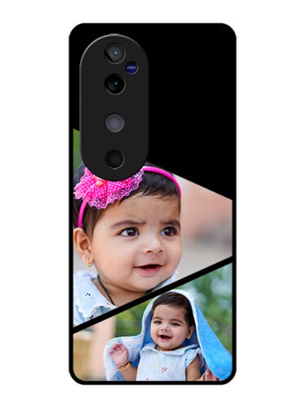 Custom Vivo V40 5G Custom Glass Phone CaseSemi Cut Design