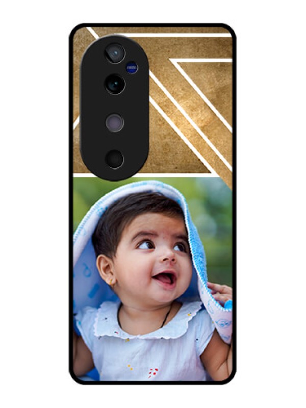 Custom Vivo V40 5G Custom Glass Phone CaseGradient Abstract Texture Design