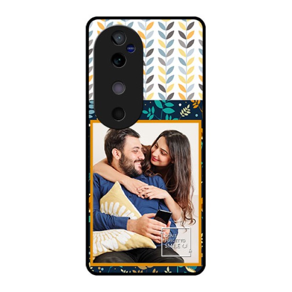 Vivo V40 5G Custom Glass Phone CasePattern Design
