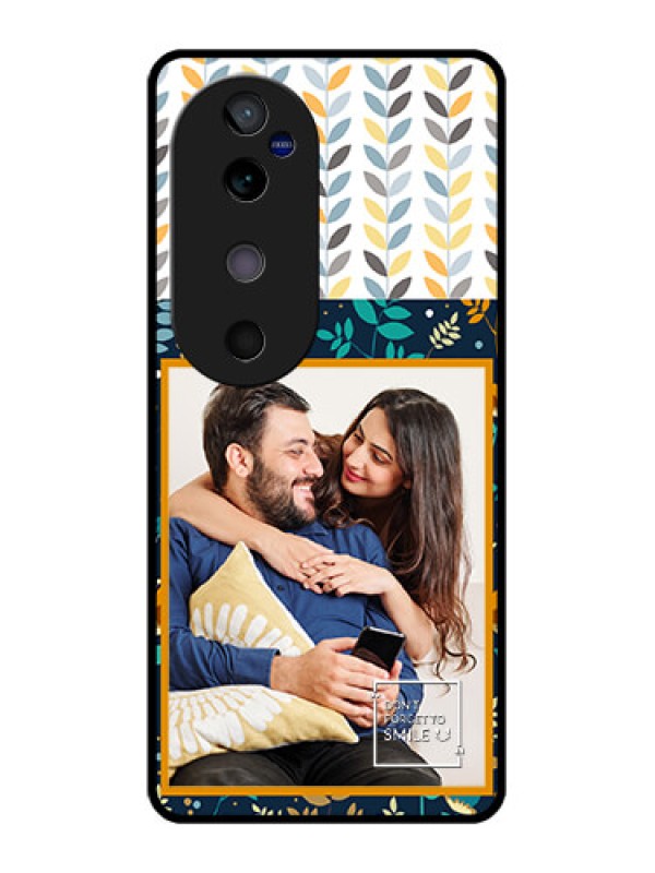 Custom Vivo V40 5G Custom Glass Phone CasePattern Design