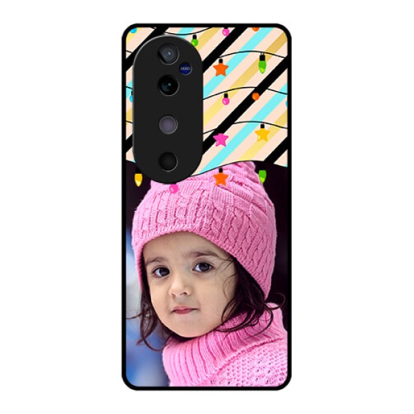 Vivo V40 5G Custom Glass Phone CaseLights Hanging Design