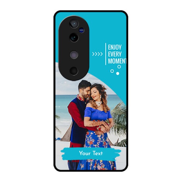 Vivo V40 5G Custom Glass Phone CaseHappy Moment Design