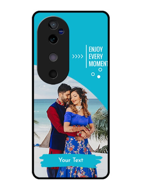 Custom Vivo V40 5G Custom Glass Phone CaseHappy Moment Design