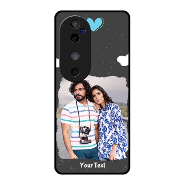 Vivo V40 5G Custom Glass Phone CaseSplashes With Love Doodles Design Vivo V40 5G Custom Glass Phone CaseSplashes With Love Doodles Design