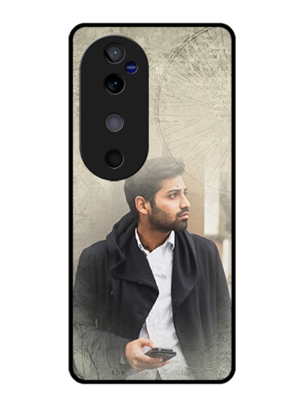 Custom Vivo V40 5G Custom Glass Phone CaseWith Vintage Design