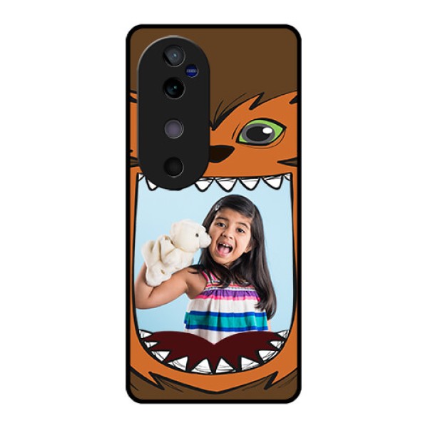 Vivo V40 5G Custom Glass Phone CaseOwl Monster Back Case Design Vivo V40 5G Custom Glass Phone CaseOwl Monster Back Case Design