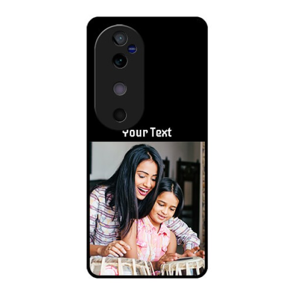 Vivo V40 5G Custom Glass Phone CasePhoto With Name Design