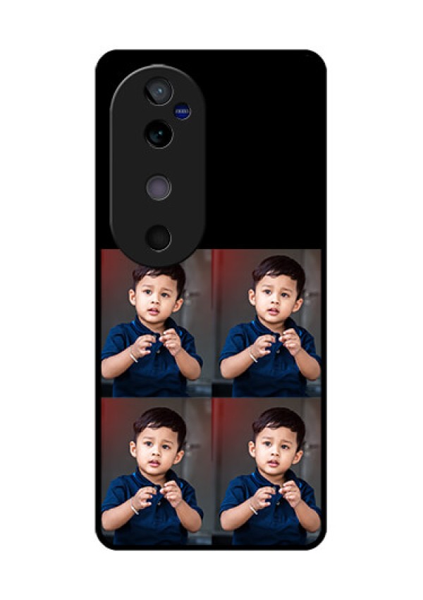 Vivo V40 5G Custom Glass Phone Case4 Image Holder Design
