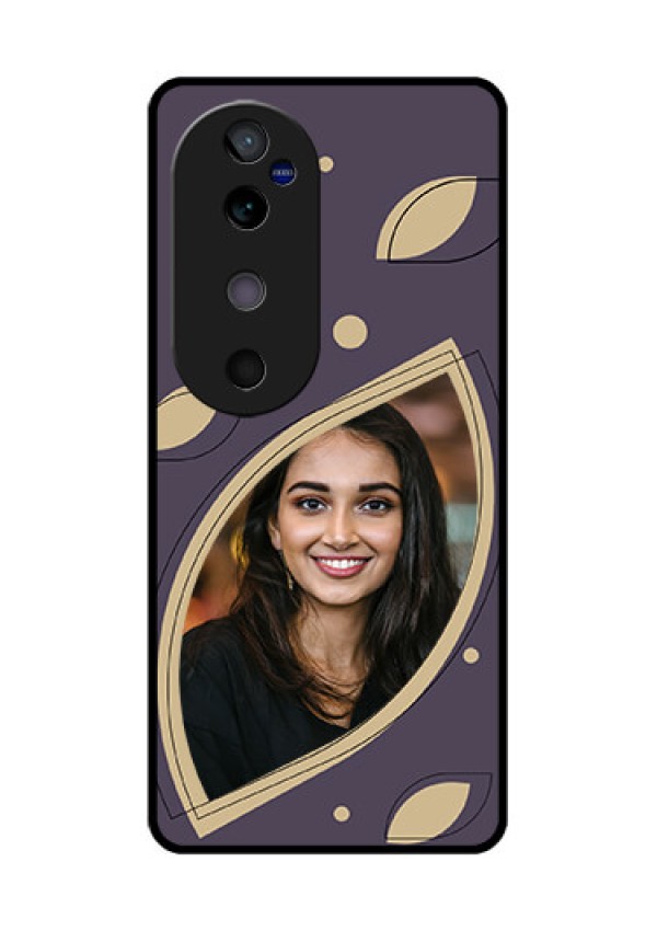 Vivo V40 5G Custom Glass Phone CaseFalling Leaf Design
