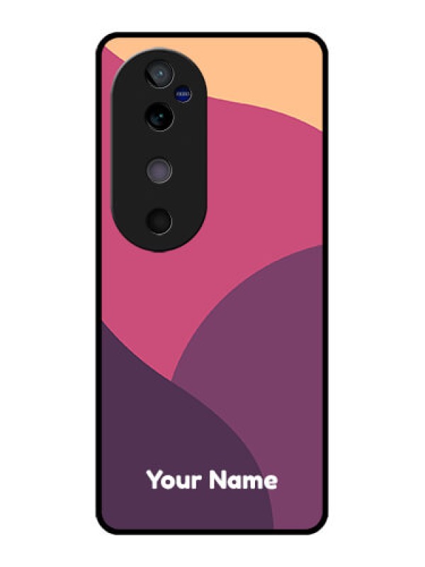 Custom Vivo V40 5G Custom Glass Phone CaseMixed Multi - Colour Abstract Art Design