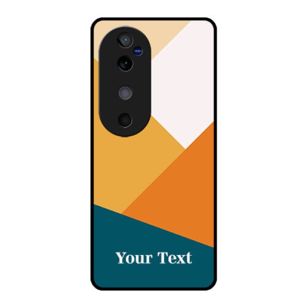 Vivo V40 5G Custom Glass Phone CaseStacked Multi - Colour Design Vivo V40 5G Custom Glass Phone CaseStacked Multi - Colour Design