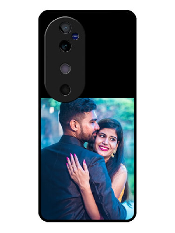 Custom Vivo V40 5G Custom Glass Phone Case - Upload Full Picture With Custom Color Design