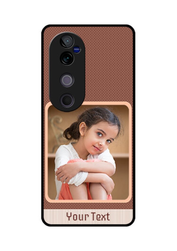 Vivo V40 Pro 5G Custom Glass Phone CaseSimple Pic Upload Design