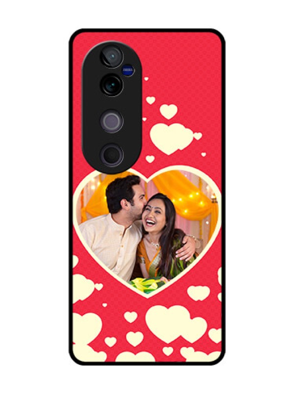 Custom Vivo V40 Pro 5G Custom Glass Phone CaseLove Symbols Phone Cover Design