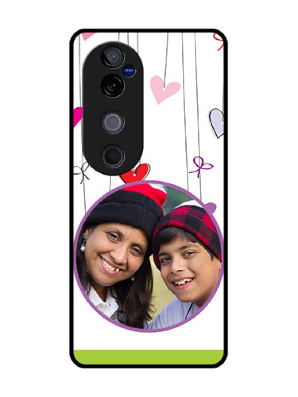 Custom Vivo V40 Pro 5G Custom Glass Phone CaseCute Kids Phone Case Design