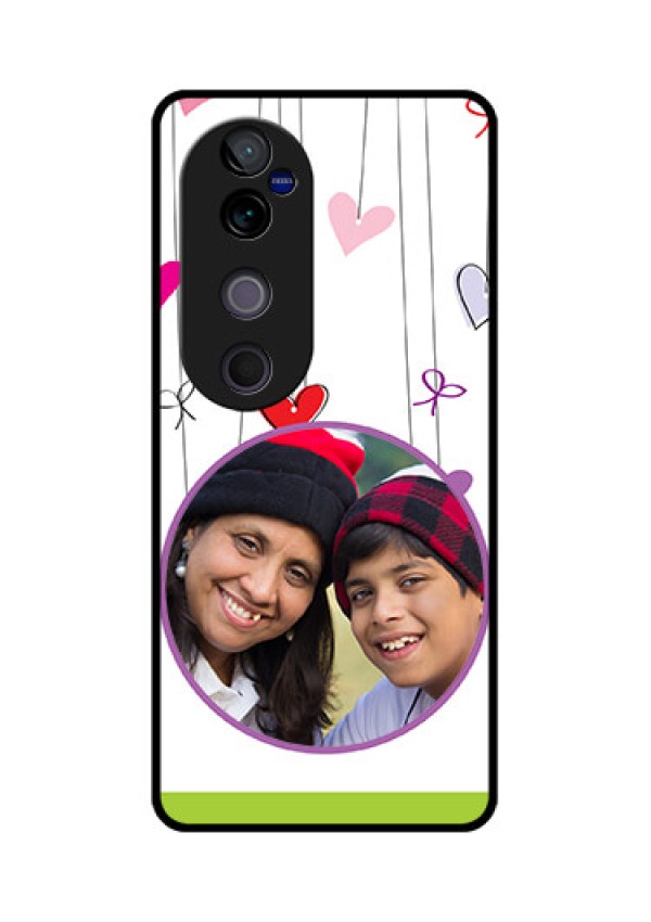 Vivo V40 Pro 5G Custom Glass Phone CaseCute Kids Phone Case Design