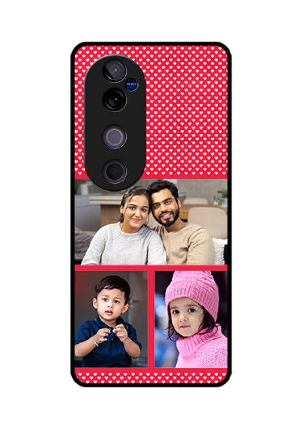 Vivo V40 Pro 5G Custom Glass Phone CaseBulk Photo Upload Design