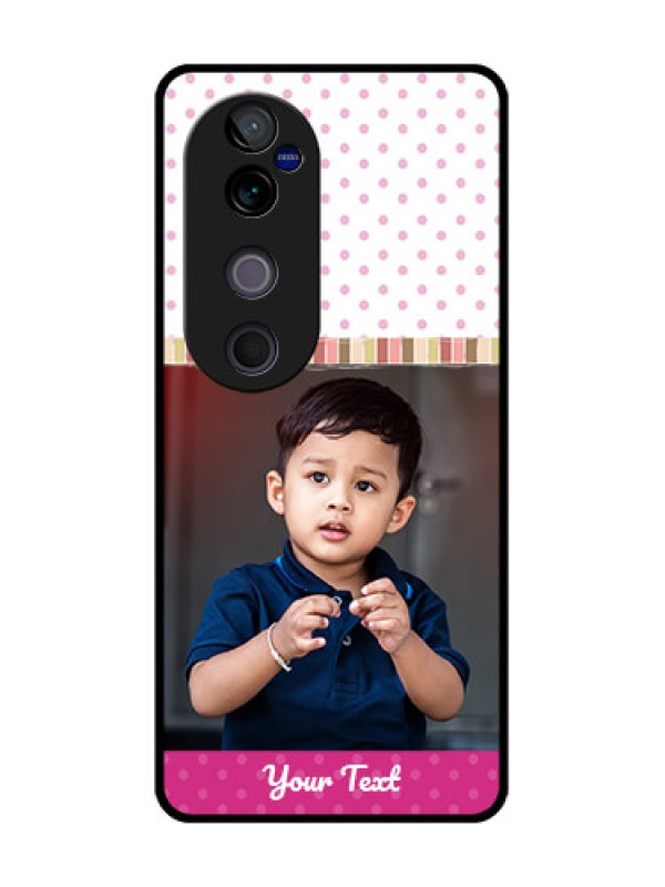 Custom Vivo V40 Pro 5G Custom Glass Phone CaseCute Girls Cover Design