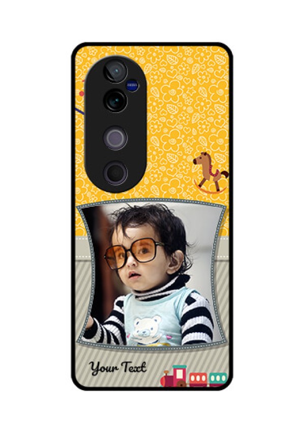 Vivo V40 Pro 5G Custom Glass Phone CaseBaby Picture Upload Design