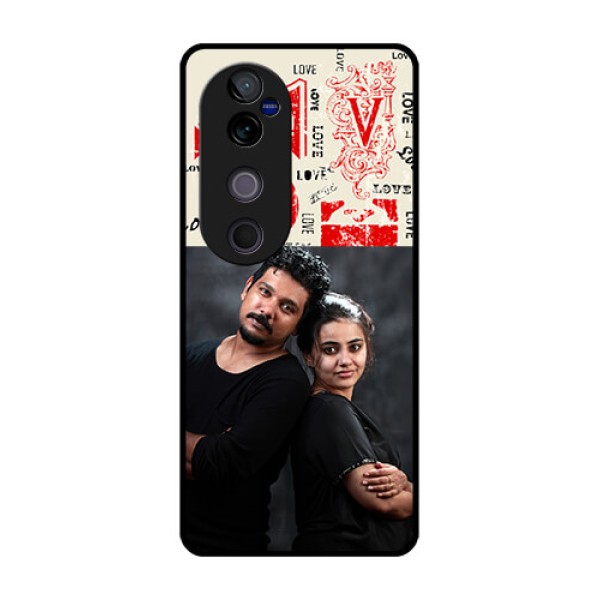 Vivo V40 Pro 5G Custom Glass Phone CaseTrendy Love Design Case Vivo V40 Pro 5G Custom Glass Phone CaseTrendy Love Design Case