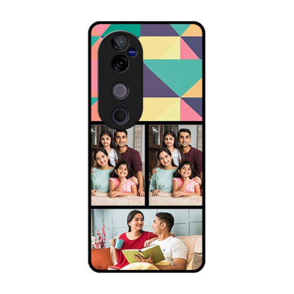 Vivo V40 Pro 5G Custom Glass Phone CaseBulk Pic Upload Design