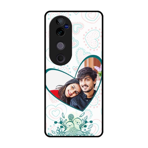 Vivo V40 Pro 5G Custom Glass Phone CasePremium Couple Design