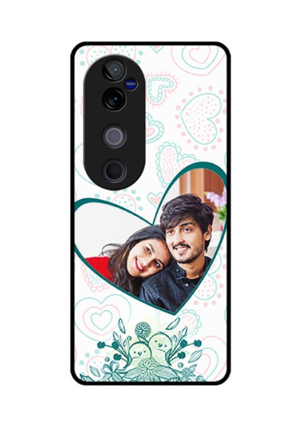 Vivo V40 Pro 5G Custom Glass Phone CasePremium Couple Design