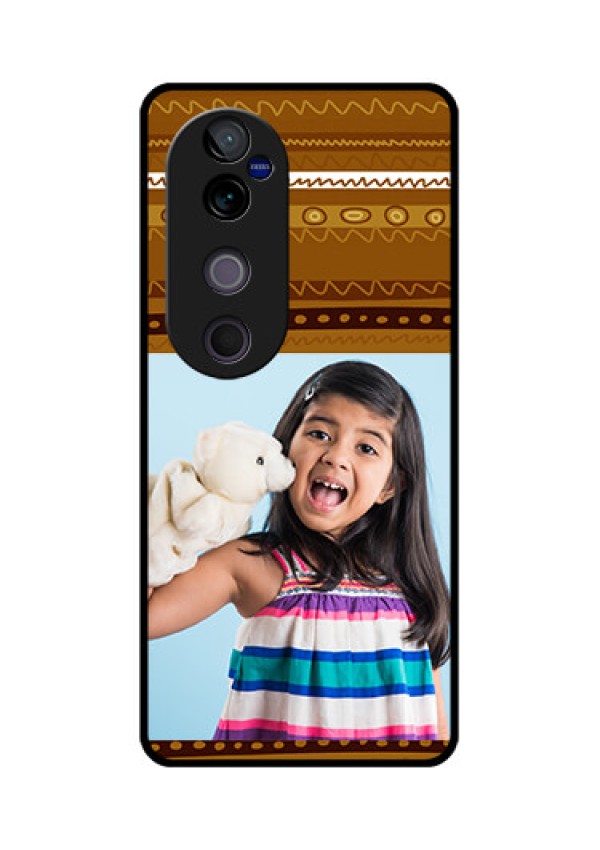 Vivo V40 Pro 5G Custom Glass Phone CaseFriends Picture Upload Design