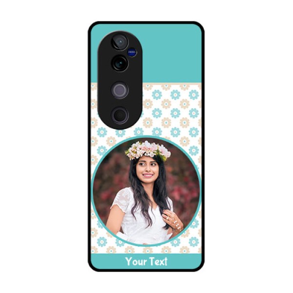 Vivo V40 Pro 5G Custom Glass Phone CaseBeautiful Flowers Design