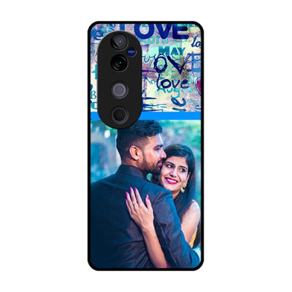 Vivo V40 Pro 5G Custom Glass Phone CaseColorful Love Design