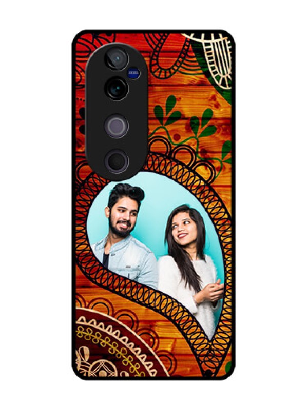 Custom Vivo V40 Pro 5G Custom Glass Phone CaseAbstract Colorful Design