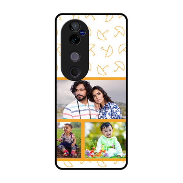 Vivo V40 Pro 5G Custom Glass Phone CaseYellow Pattern Design Vivo V40 Pro 5G Custom Glass Phone CaseYellow Pattern Design