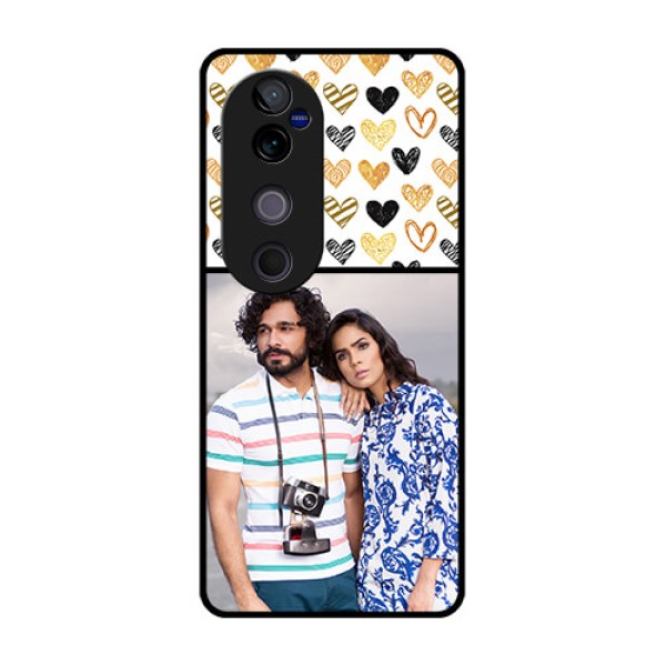 Vivo V40 Pro 5G Custom Glass Phone CaseLove Symbol Design