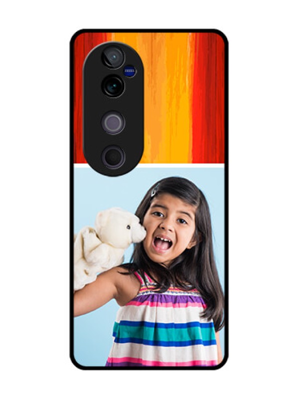 Custom Vivo V40 Pro 5G Custom Glass Phone CaseMulti Color Design