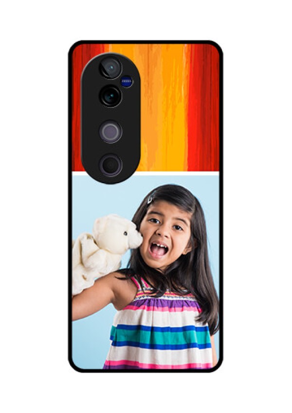 Vivo V40 Pro 5G Custom Glass Phone CaseMulti Color Design