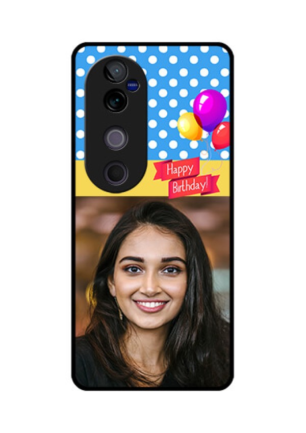 Vivo V40 Pro 5G Custom Glass Phone CaseHappy Birthday Design