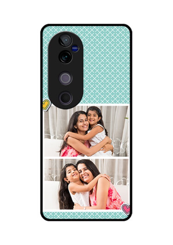 Vivo V40 Pro 5G Custom Glass Phone Case2 Image Holder With Pattern Design